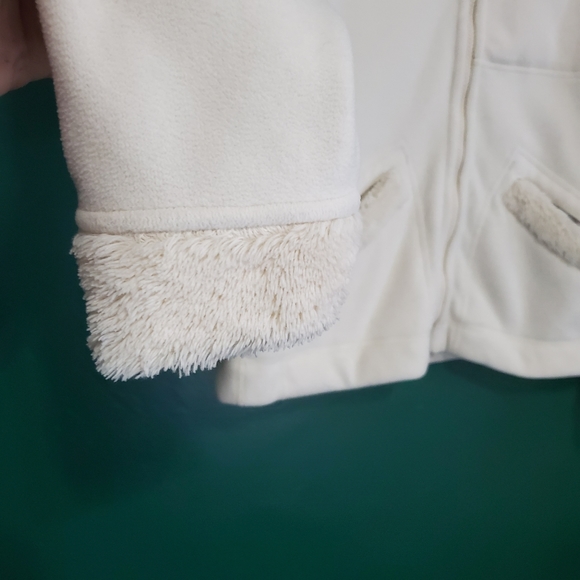 Patagonia Reversible Fleece Zip Up Jacket Ivory Md - Picture 13 of 13